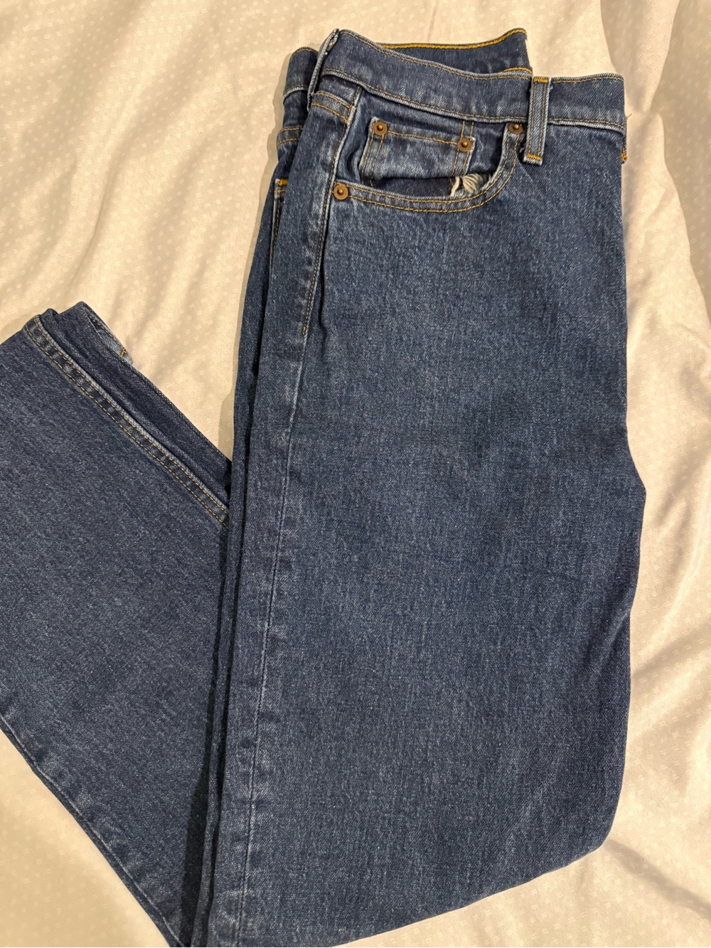 Abercrombie & Fitch 90s Straight Ultra High Rise Dark Blue Denim Jeans
